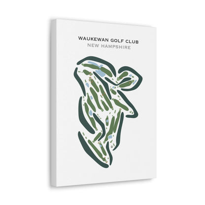 Waukewan Golf Club, New Hampshire - Printed Golf Courses
