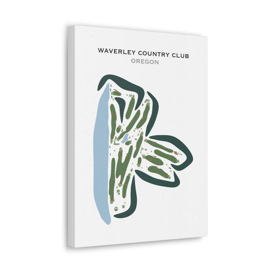 Waverley Country Club, Oregon - Printed Golf Courses
