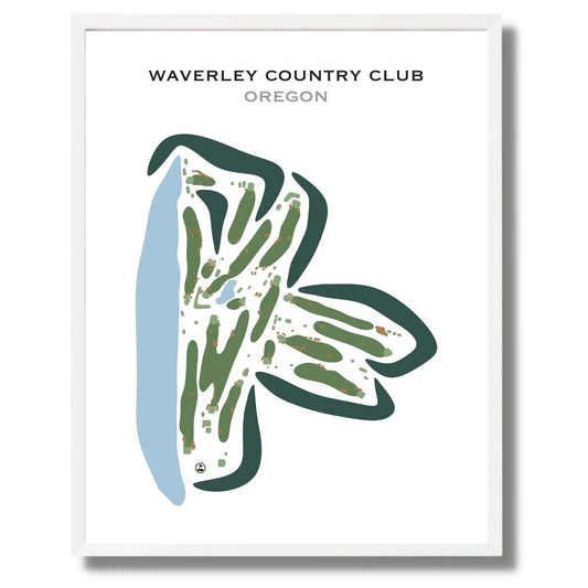 Waverley Country Club, Oregon - Printed Golf Courses