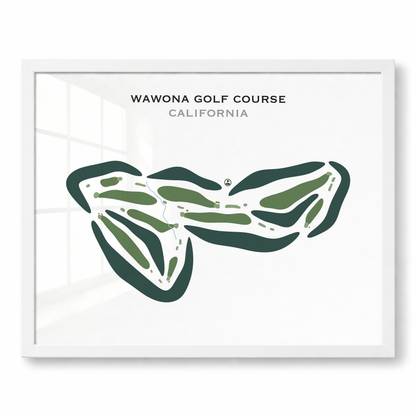 Wawona Golf Course, California - Printed Golf Courses