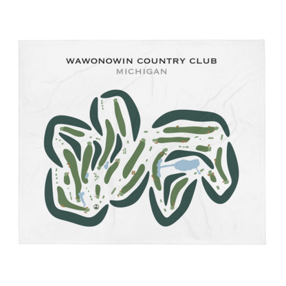 Wawonowin Country Club, Michigan - Printed Golf Courses