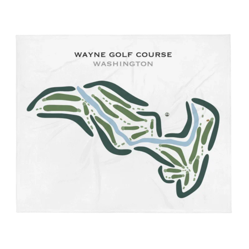 Wayne Golf Course, Washington - Printed Golf Courses