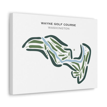 Wayne Golf Course, Washington - Printed Golf Courses