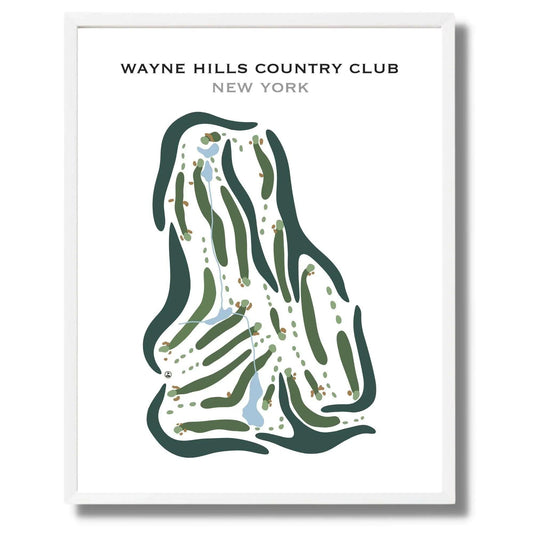 Wayne Hills Country Club, New York - Printed Golf Courses