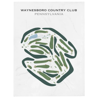Waynesboro Country Club, Pennsylvania - Printed Golf Courses