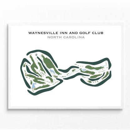 Waynesville Inn and Golf Club, North Carolina - Printed Golf Courses
