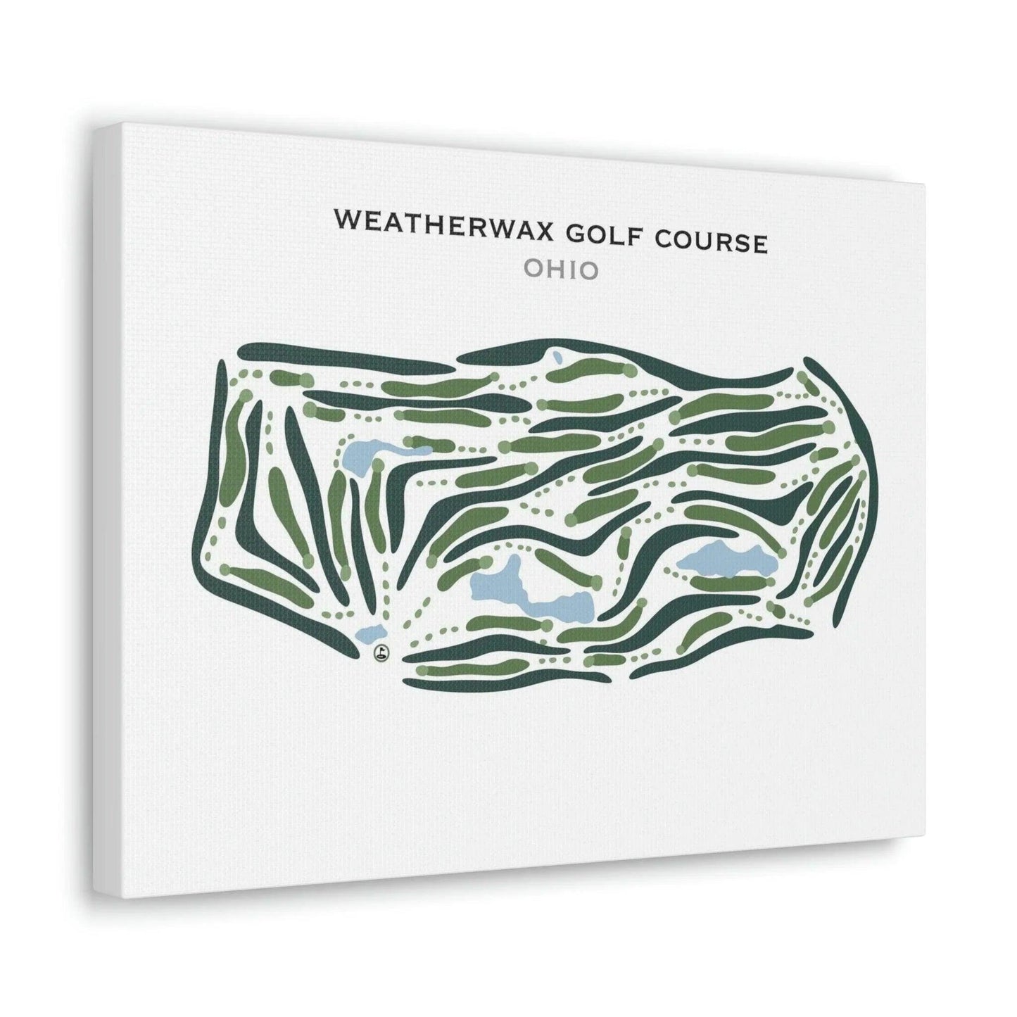 Weatherwax Golf Course, Ohio - Printed Golf Courses