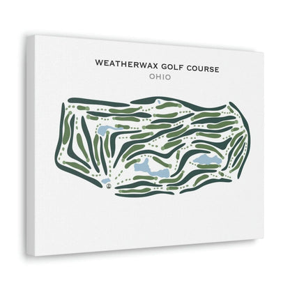 Weatherwax Golf Course, Ohio - Printed Golf Courses
