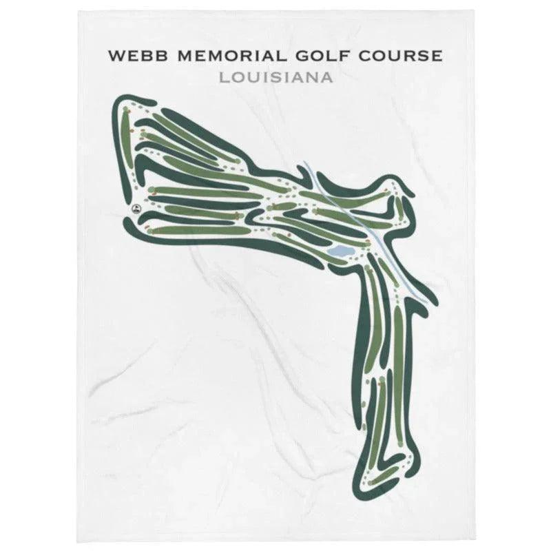 Webb Memorial Golf Course, Louisiana - Printed Golf Courses