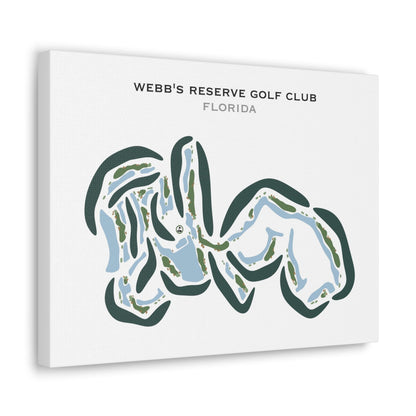 Webb's Reserve, Florida - Printed Golf Courses