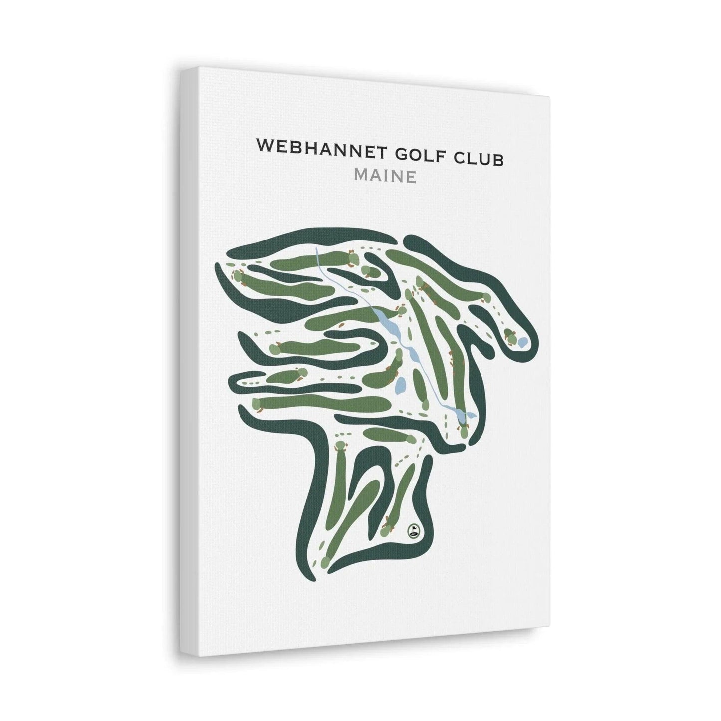 Webhannet Golf Club, Maine - Printed Golf Courses