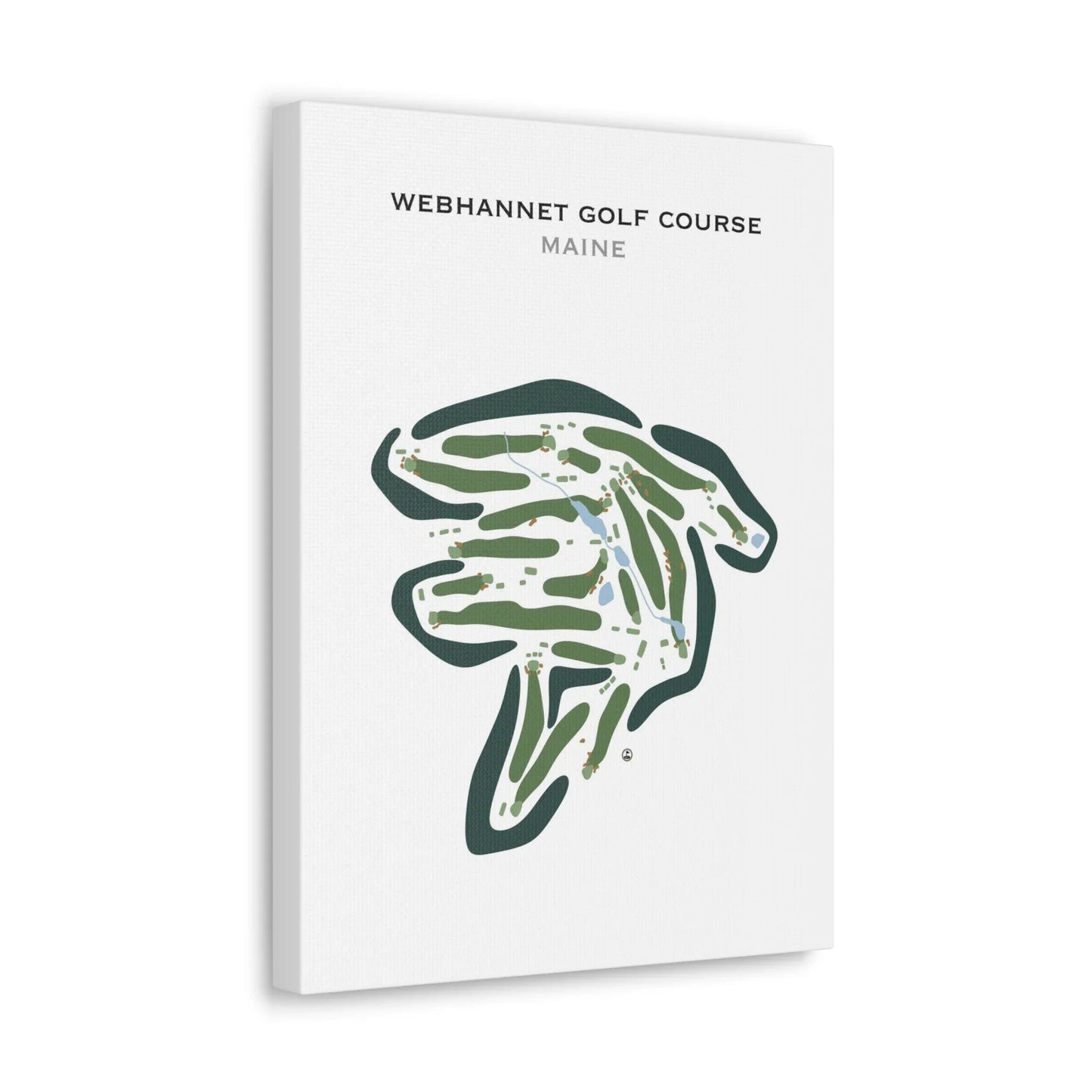 Webhannet Golf Course, Maine - Printed Golf Courses