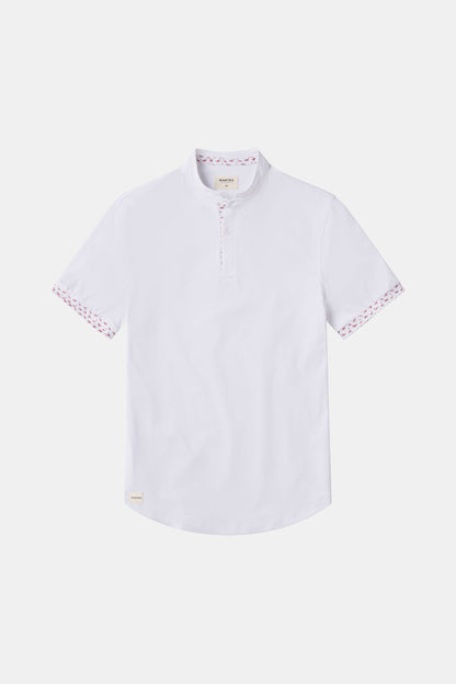 Catalyst Polo | Mantra Collar | Flamingo Contrast