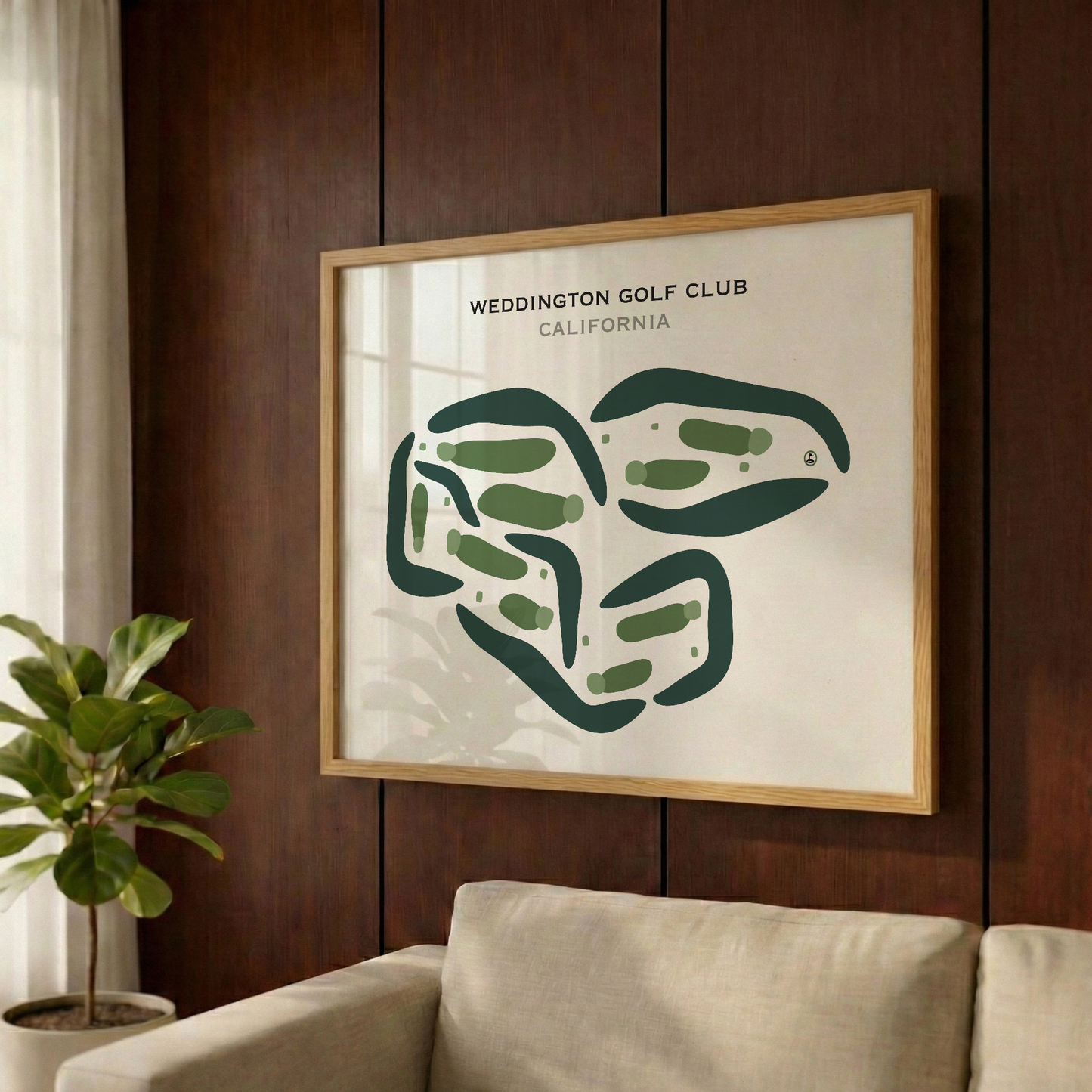 Weddington Golf Club, California - Printed Golf Courses