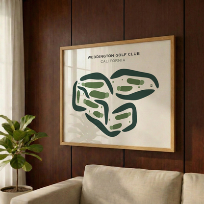 Weddington Golf Club, California - Printed Golf Courses