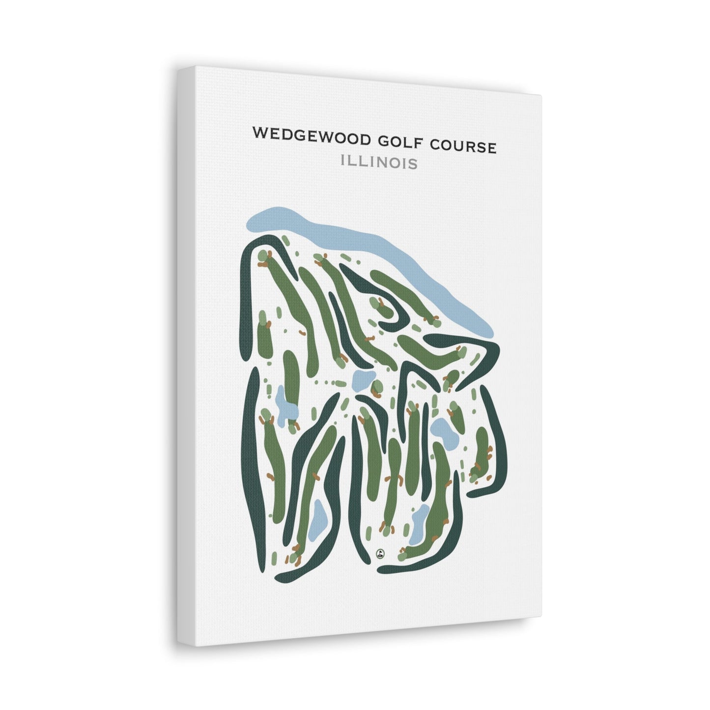 Wedgewood Golf Course, Illinois - Printed Golf Courses