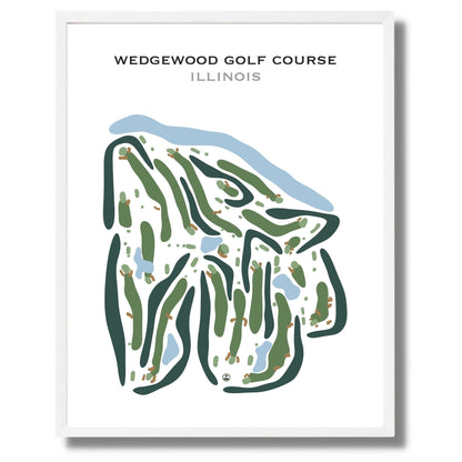 Wedgewood Golf Course, Illinois - Printed Golf Courses