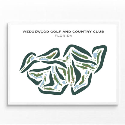 Wedgewood Golf & Country Club, Florida - Printed Golf Courses