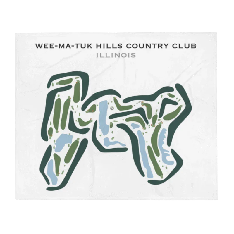 Wee-Ma-Tuk Hills Country Club, Illinois - Printed Golf Courses