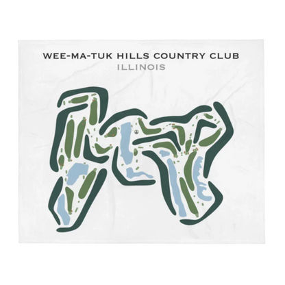 Wee-Ma-Tuk Hills Country Club, Illinois - Printed Golf Courses