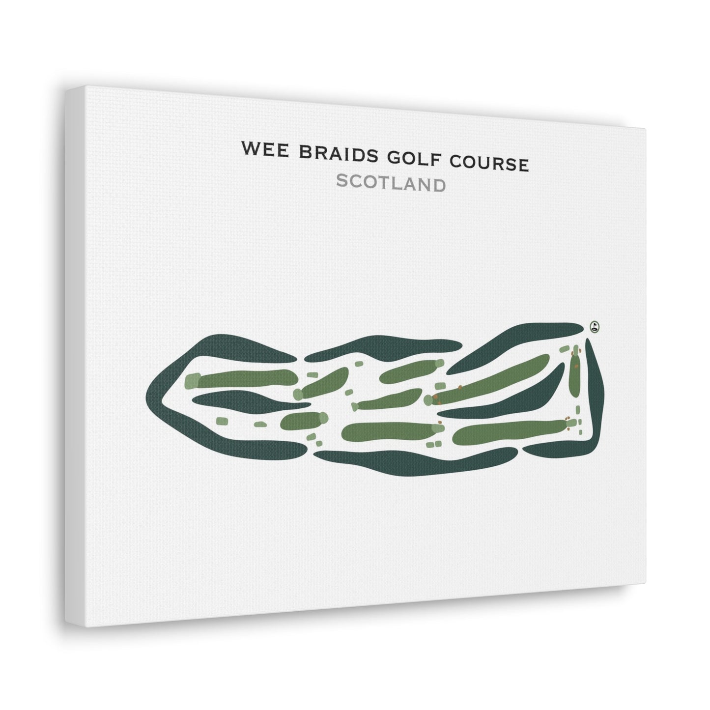 Wee Braids Golf Course, Scotland - Printed Golf Courses