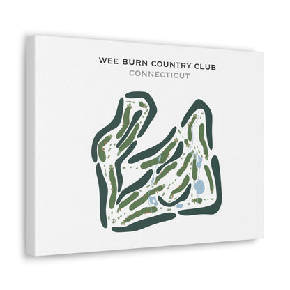Wee Burn Country Club, Connecticut - Printed Golf Courses