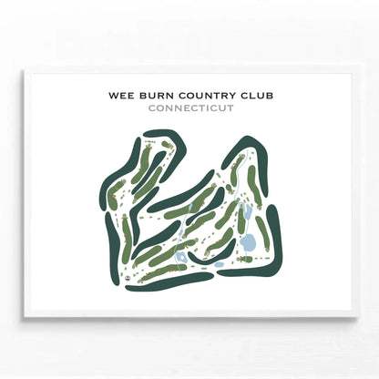 Wee Burn Country Club, Connecticut - Printed Golf Courses