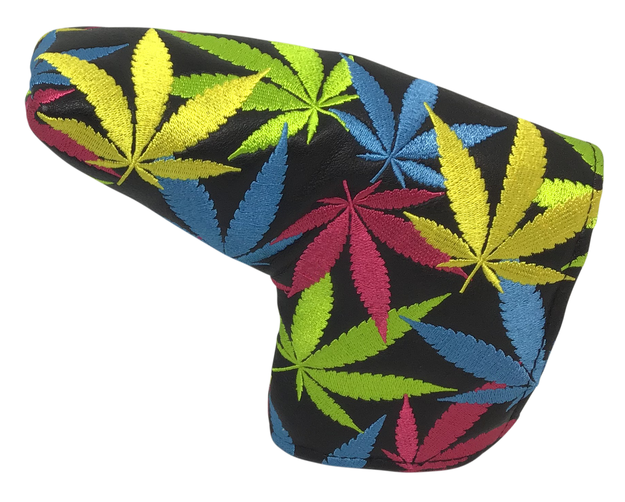 Weed All-Over Embroidered Putter Cover - Blade by ReadyGOLF
