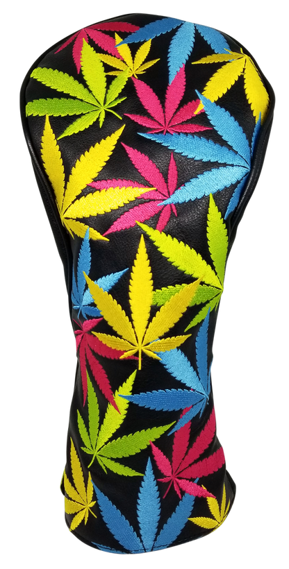 Weed All-Over Embroidered Driver Headcover by ReadyGOLF