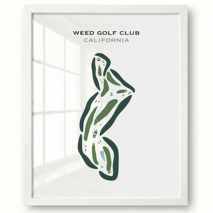 Weed Golf Club, California - Printed Golf Courses