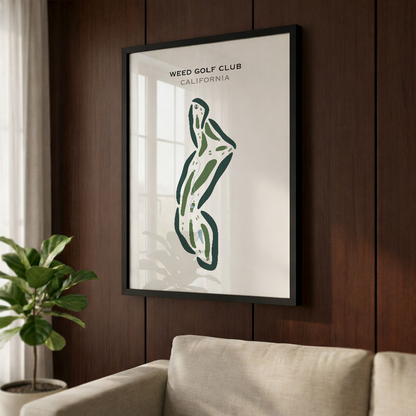 Weed Golf Club, California - Printed Golf Courses