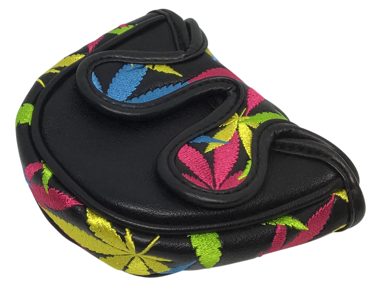 Weed All-Over Embroidered Putter Cover - Mallet by ReadyGOLF