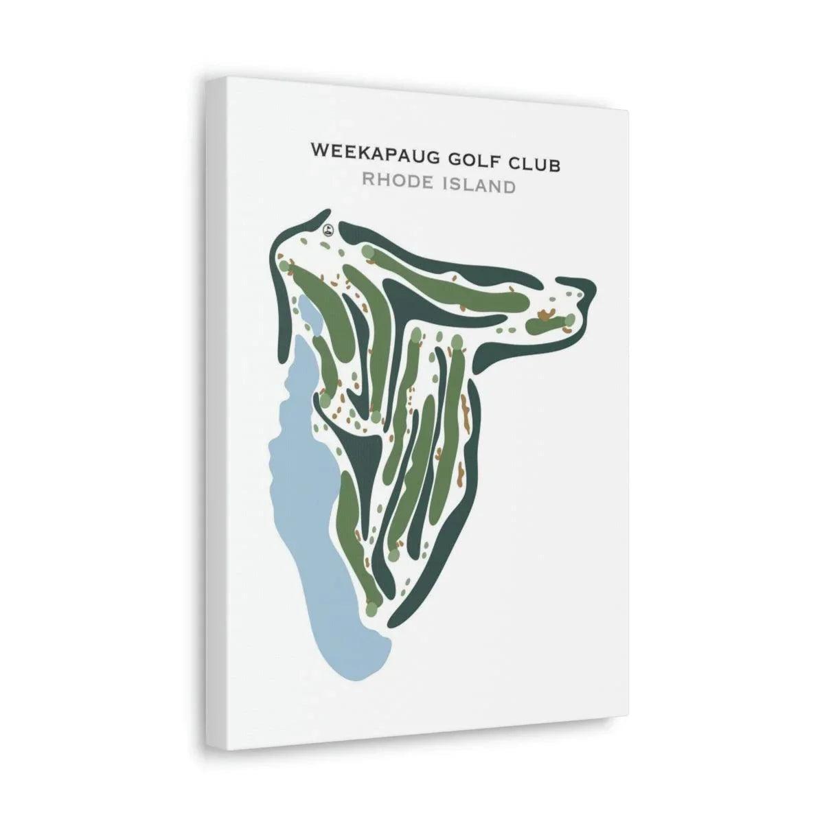 Weekapaug Golf Club, Rhode Island - Printed Golf Courses
