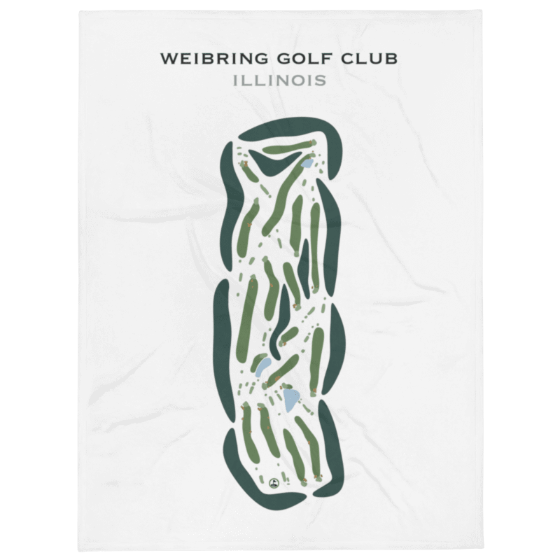 Weibring Golf Club, Illinois - Printed Golf Courses