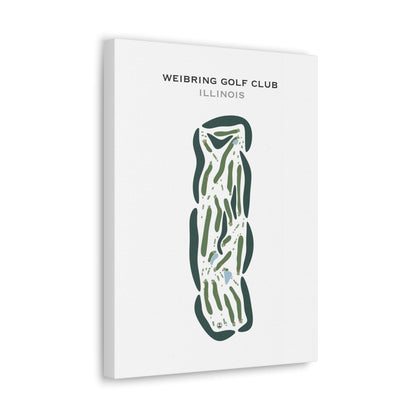 Weibring Golf Club, Illinois - Printed Golf Courses