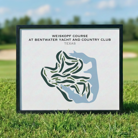 Weiskopf Course at Bentwater Yacht & Country Club, Texas - Printed Golf Courses