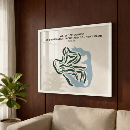 Weiskopf Course at Bentwater Yacht and Country Club, Texas - Printed Golf Courses