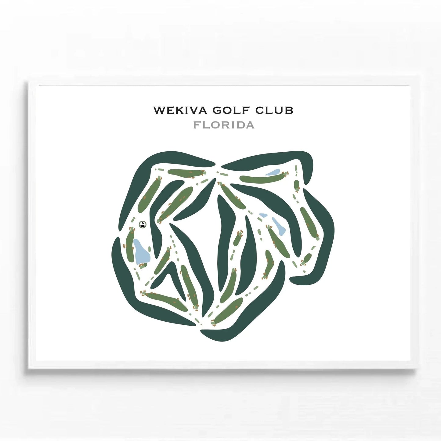 Wekiva Golf Club, Florida - Printed Golf Courses