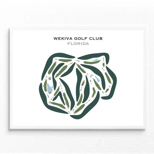 Wekiva Golf Club, Florida - Printed Golf Courses