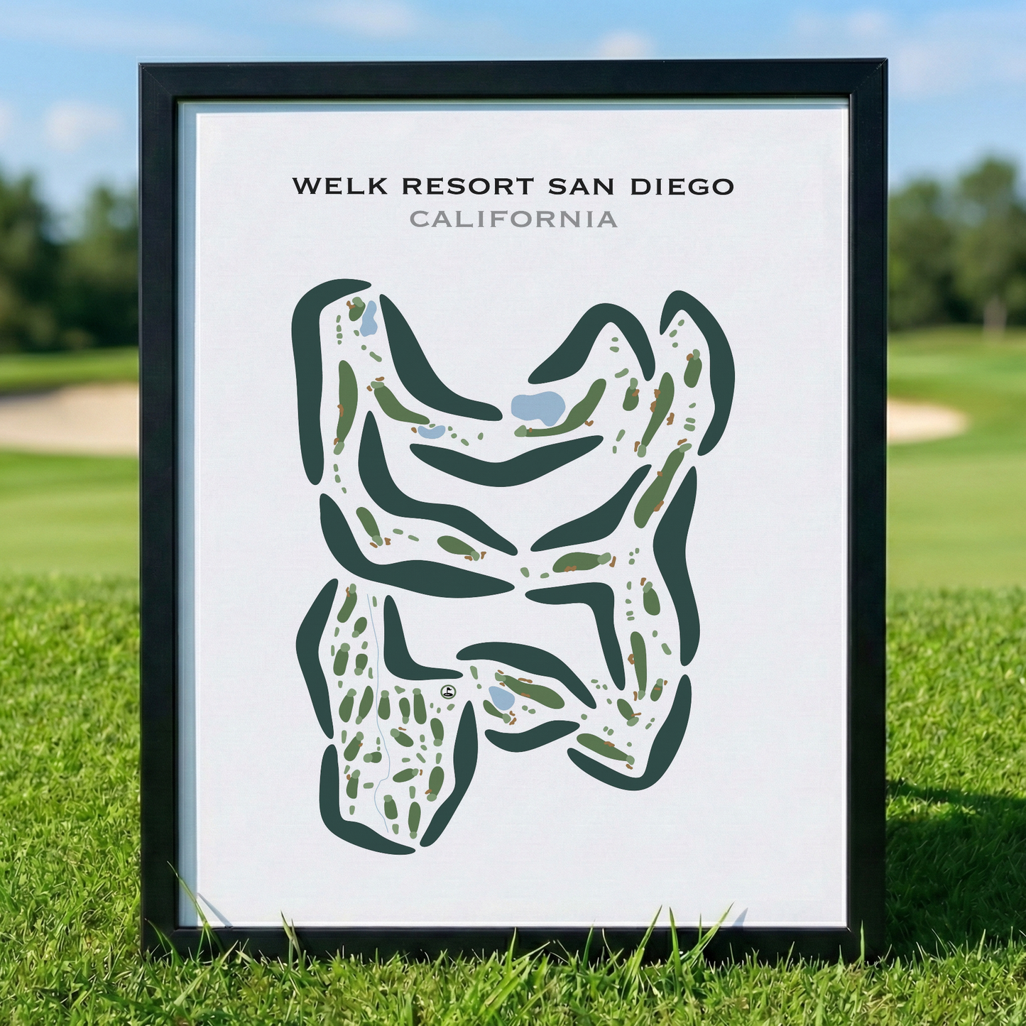 Welk Resort San Diego, California - Printed Golf Courses