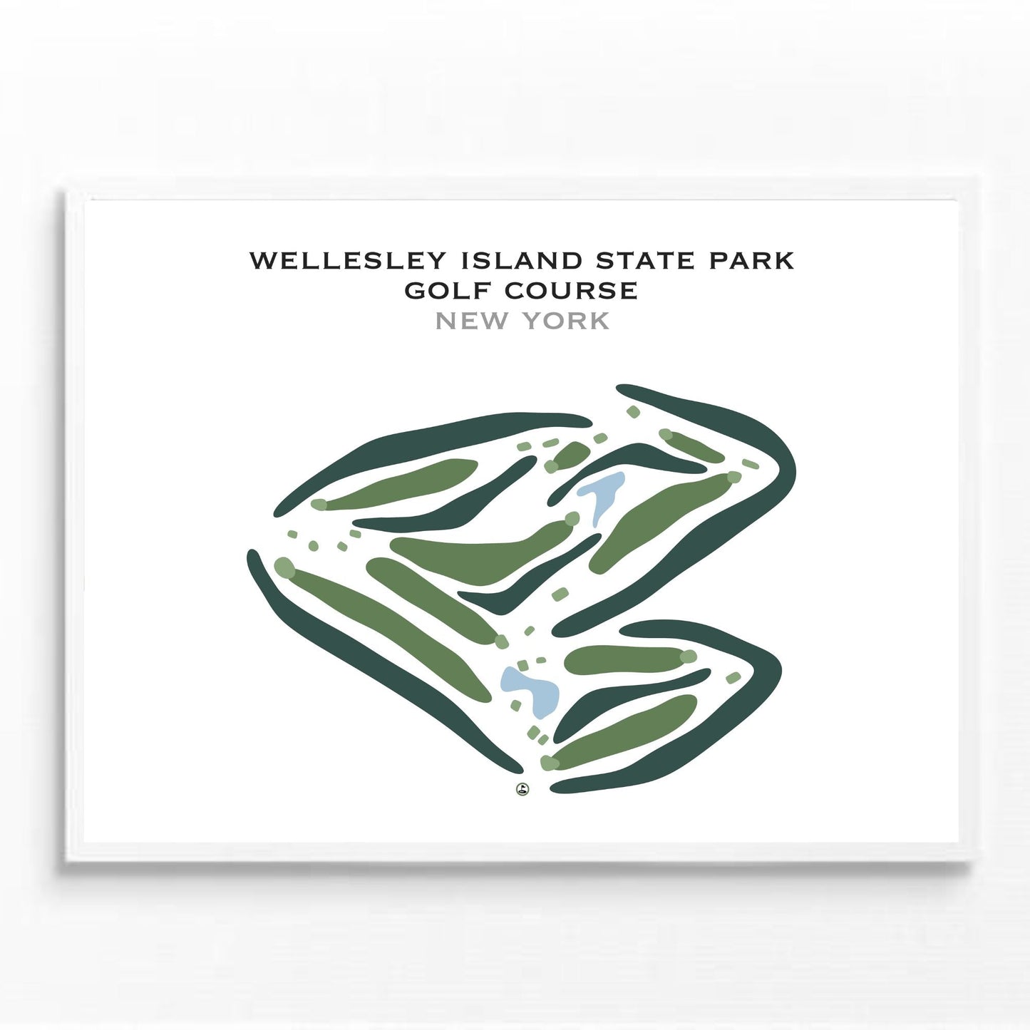 Wellesley Island State Park Golf Course, New York - Printed Golf Courses