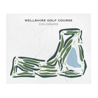 Wellshire Golf Course, Colorado - Printed Golf Course