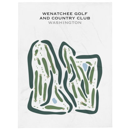Wenatchee Golf & Country Club, Washington - Printed Golf Courses
