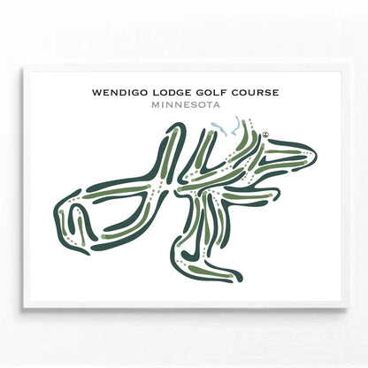 Wendigo Lodge Golf Course, Minnesota - Printed Golf Courses