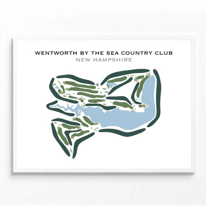 Wentworth By The Sea Country Club, New Hampshire - Printed Golf Course