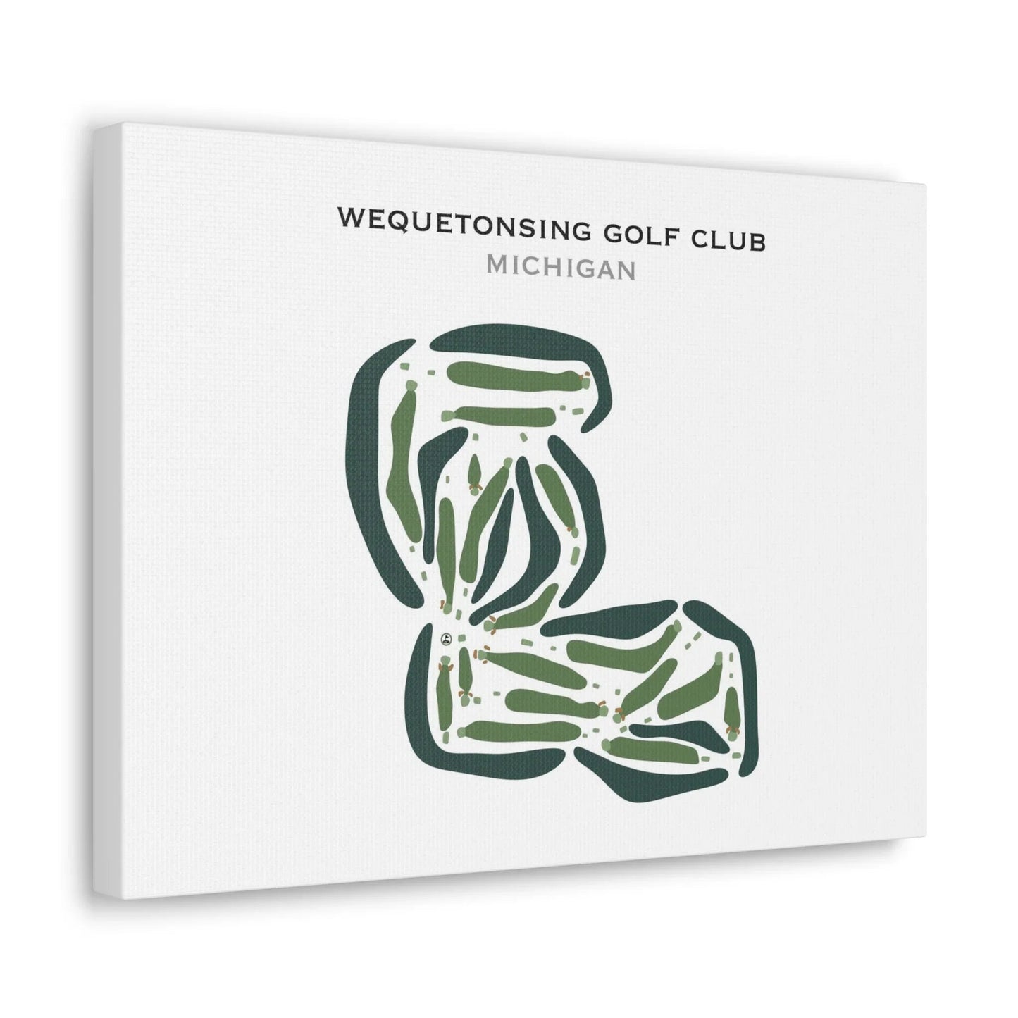 Wequetonsing Golf Club, Michigan - Printed Golf Courses