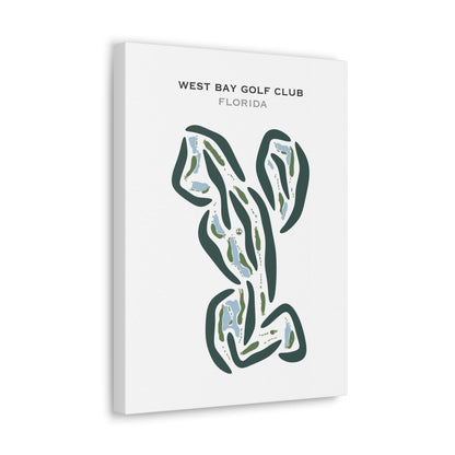 West Bay Golf Club, Florida - Printed Golf Courses