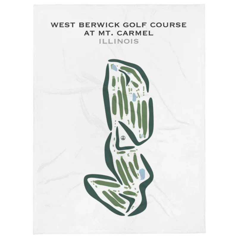 West Berwick Golf Course at Mt. Carmel, Illinois - Printed Golf Courses