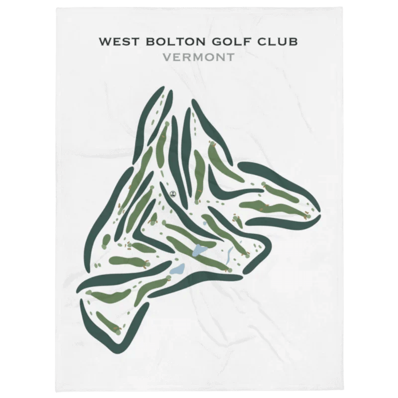 West Bolton Golf Club, Vermont - Printed Golf Courses