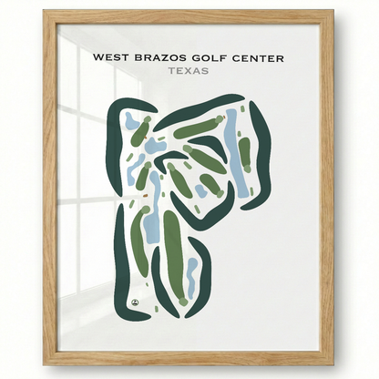 West Brazos Golf Center, Texas - Printed Golf Courses